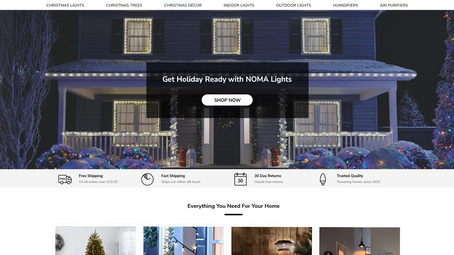 NOMA Website Screenshot