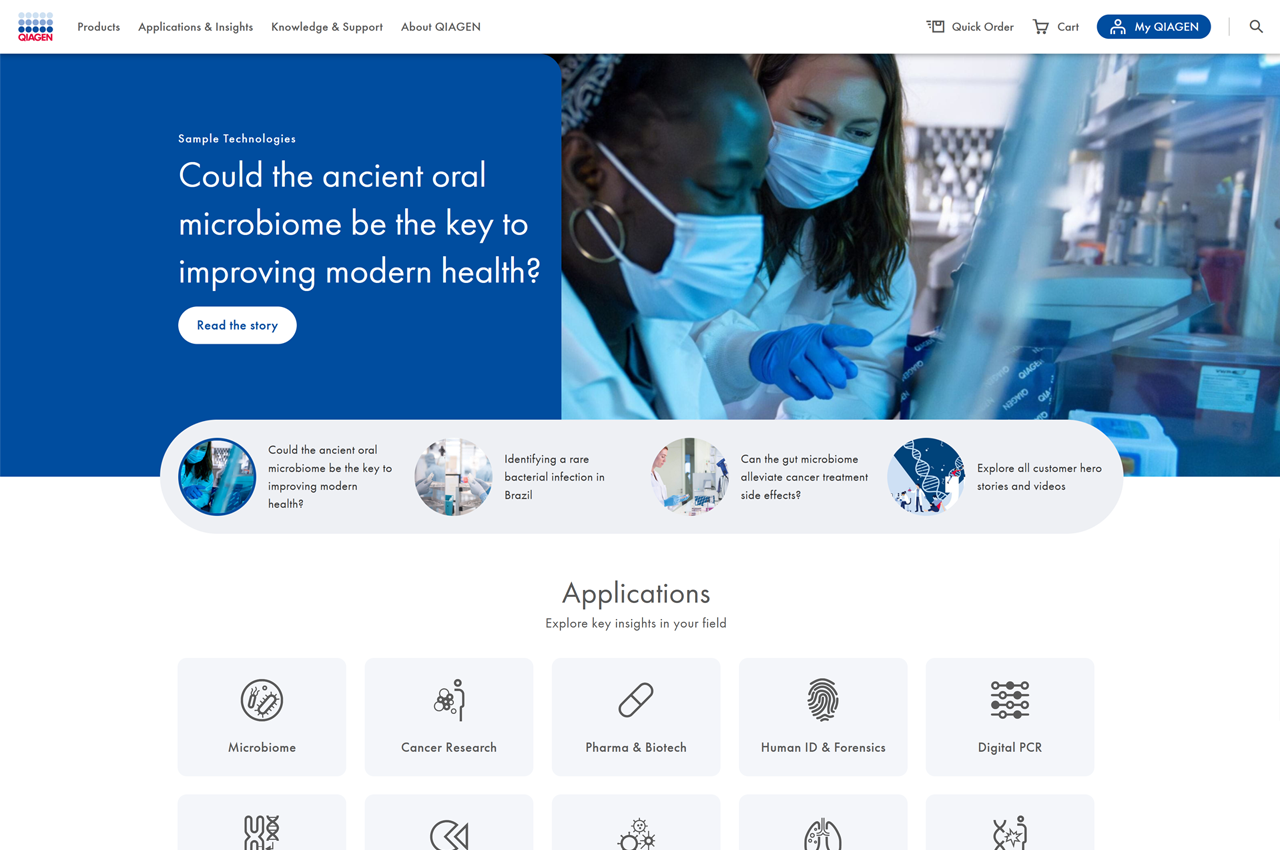 QIAGEN Website